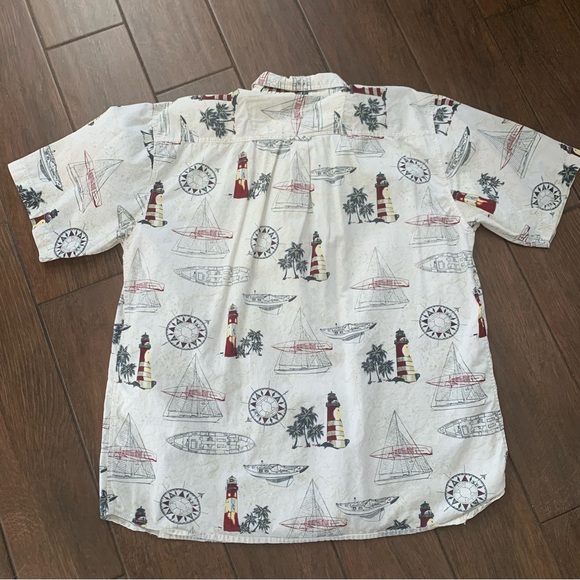 Michael Austin Rugged Wear Lighthouses Nautical Themed Shirt XL - Picture 5 of 5
